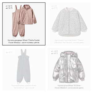 Костюм-дождевик Wheat "Charlie Powder Flower Meadow", магия полевых цветов